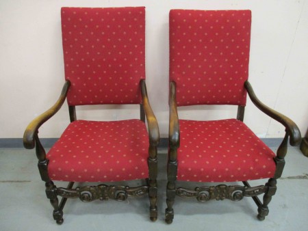 6613 - 2 x kreslo barokni styl novy caloun  -  PRODANO